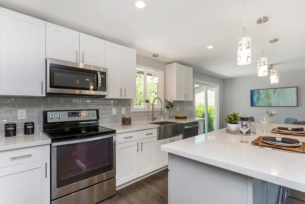 upgraded kitchen in older home